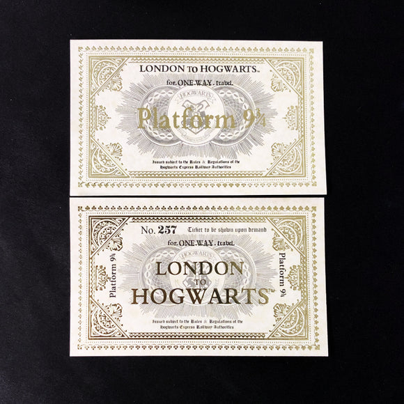 Hogwart London Express Train Ticket